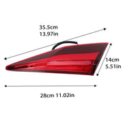 DURAFORCE 34155-TBA-A01 Right Passenger Inner Tail Light for Honda Civic Sedan 2016-2020