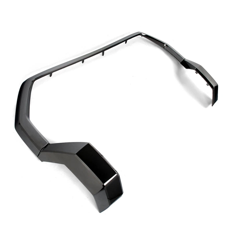 DURAFORCE Front Bumper Grille Trim Molding Cover For Toyota Tundra 2022-2024 Glossy Black