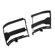 DURAFORCE Headlight Trim Bezel Cover for Chevy Silverado 1500 2016-2018 Black Pair