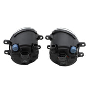 DURAFORCE Bumper Chrome Driving Fog Lights Lamps Pair for 2011-2013 for Toyota Corolla