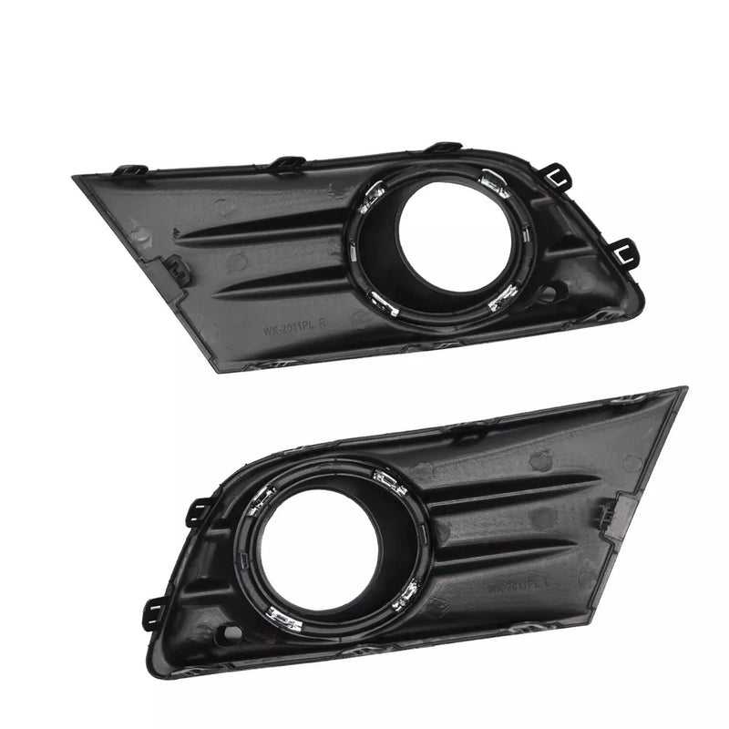 DURAFORCE Right+Left Fog Light W/Cover & Chrome Trim For Honda Pilot 2012 2013 2014 2015