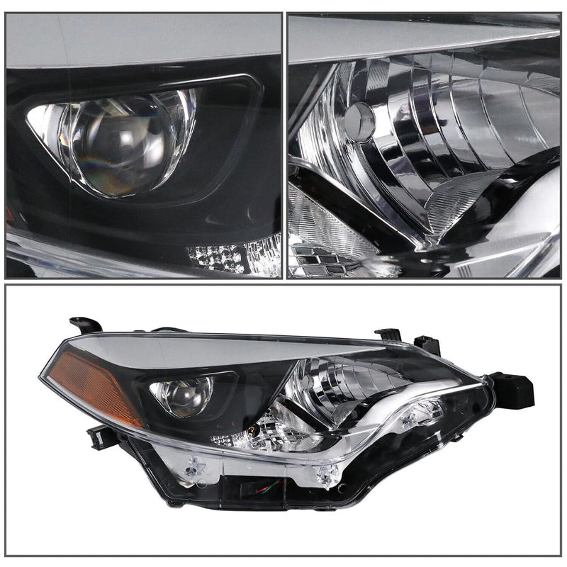 DURAFORCE Headlights For 2014 2015 2016 Toyota Corolla Headlamps Left+Right SET Head Light