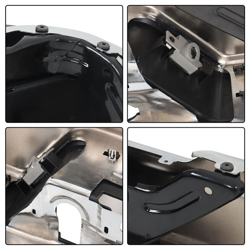 DURAFORCE For 2019 2020-2024 Chevy Silverado GMC Sierra 1500 Rear Bumper Assembly Chrome