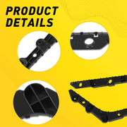 DURAFORCE Rear Bumper Cover Bracket Set Left & Right for 2013-2019 for Nissan Sentra Sedan
