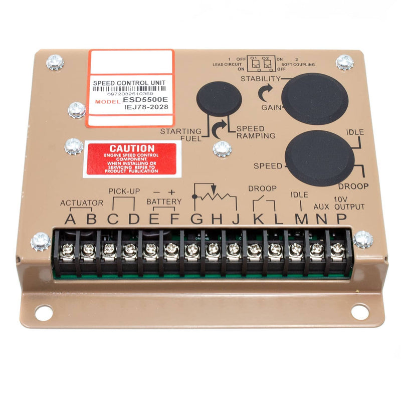 DURAFORCE ESD5500E, Speed Control Unit